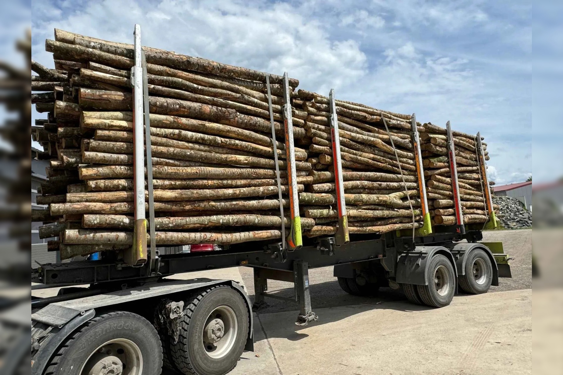 Brennholz LKW Lieferung